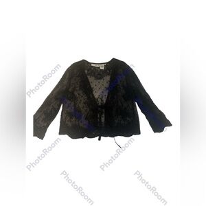 Beaded black cover jacket